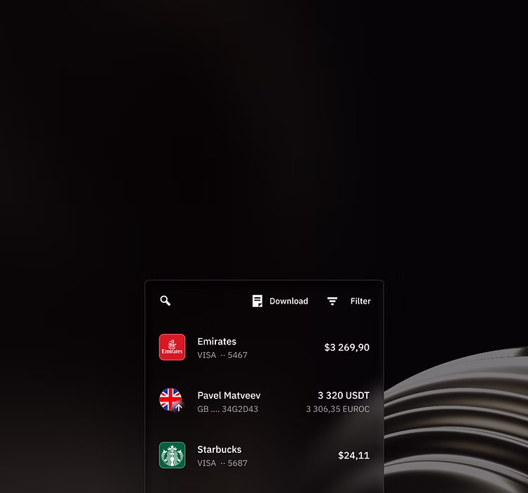 Payments and transactions UI